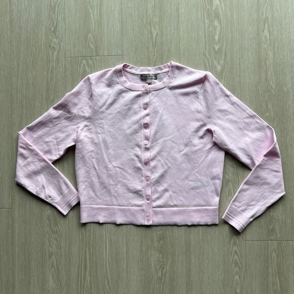 J Crew New Jackie Cardigan In Premium Ultra Fine Cotton Blend Medium Flaws - Picture 1 of 13